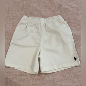 NWT! Ralph Lauren Baby White Shorts with Logo